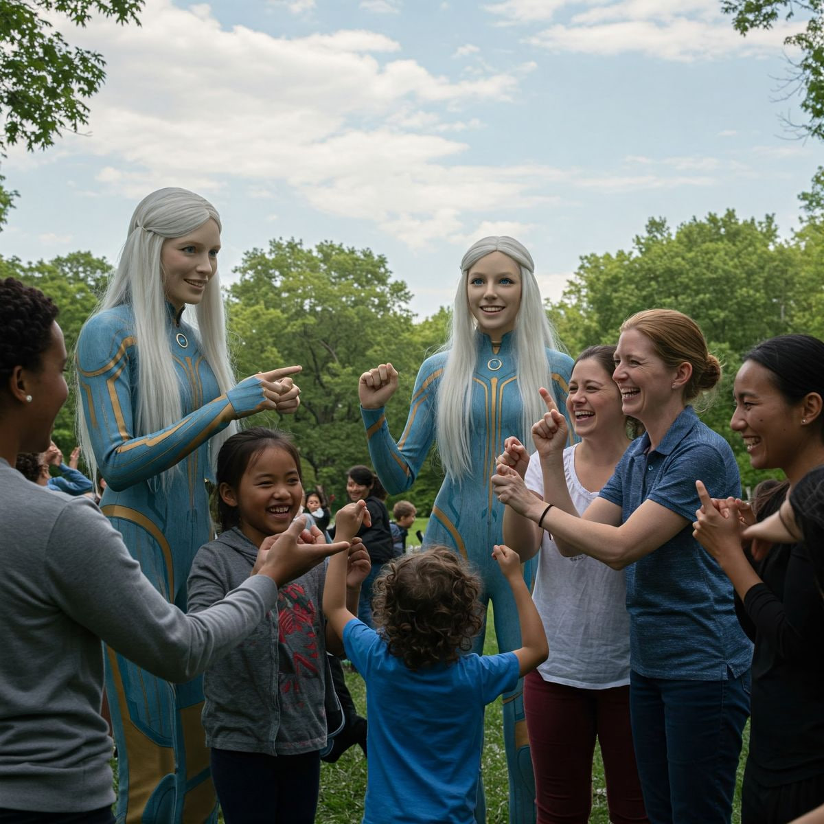 Легкие человеческие прикосновения