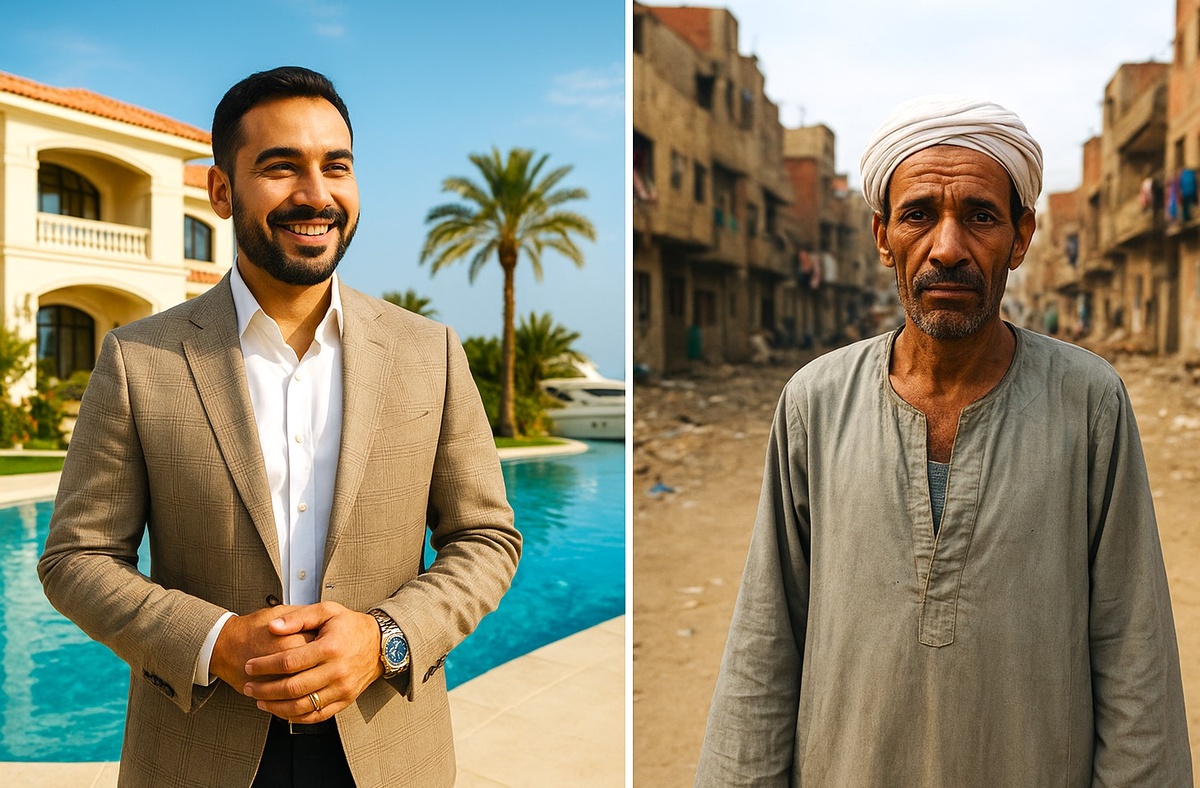 Богатый и бедный в Египте: контраст очевиден