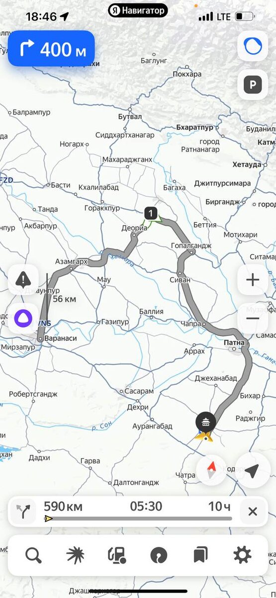 Частичка нашего пути в туре "По следам Будды"