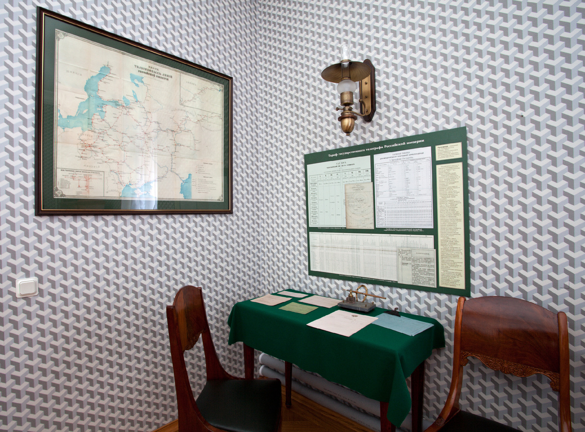 Дворцовая телеграфная станция. Приемная