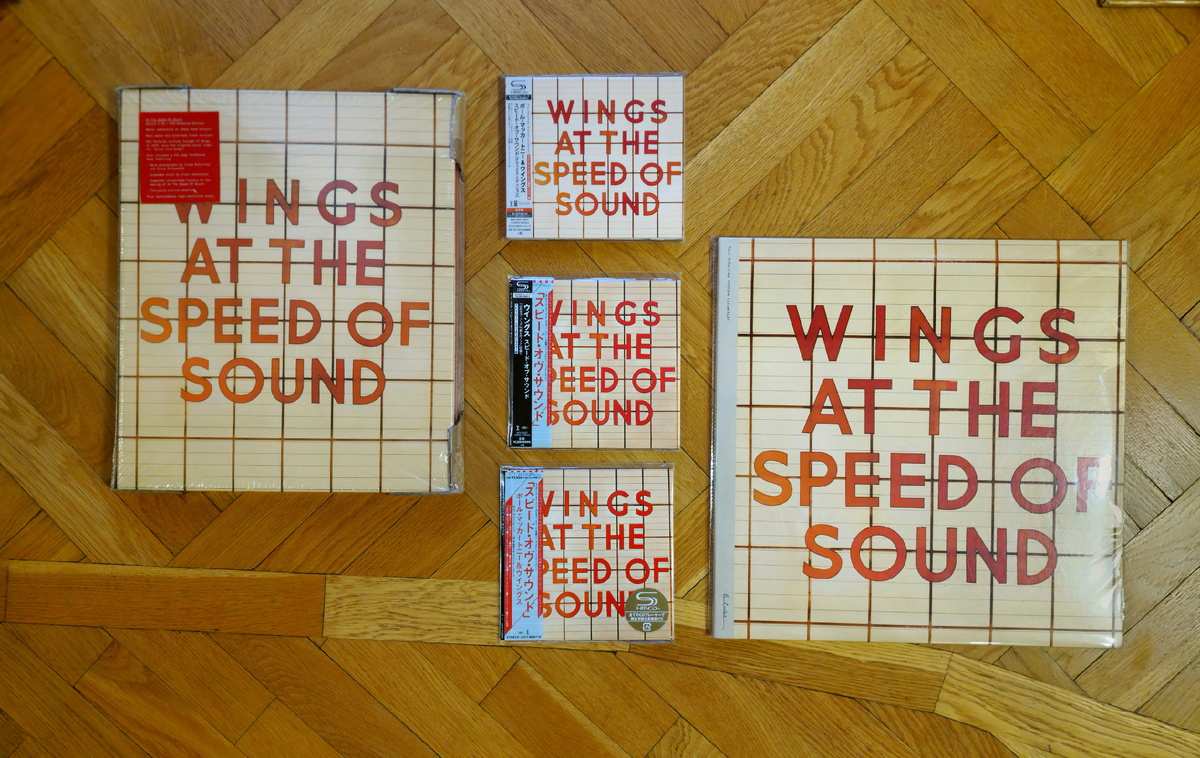 Варианты переиздания альбома «Wings At The Speed Of Sound» 2014 года группы Wings в серии «Архивная Коллекция Пола МакКартни».