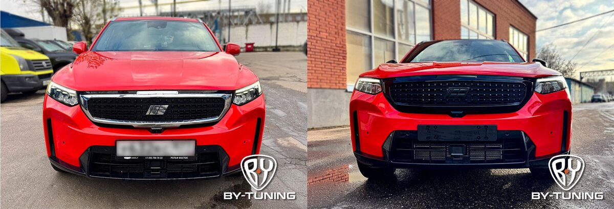 KNEWSTAR 001 (TUGELLA) 2025 бронирование антигравийной пленкой оптики и зон риска, оклейка крыши полиуретановой пленкой в черный цвет, антихром элементов кузова, тонировка задней полусферы | BY-TUNING Москва