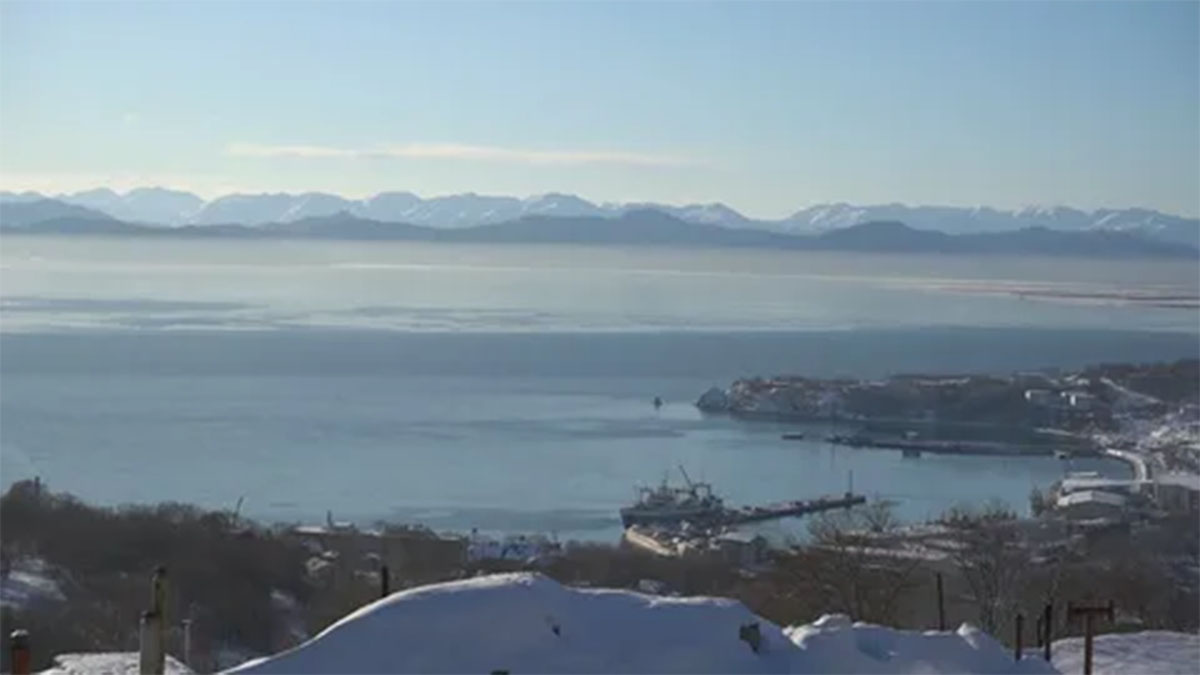 Петропавловск-Камчатский в ноябре. 