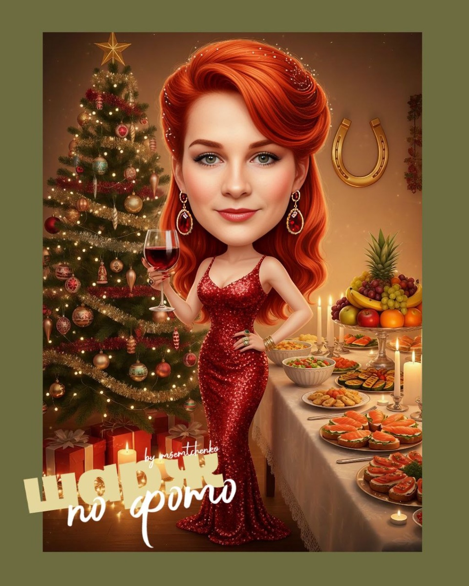 Пример, как выглядит шарж