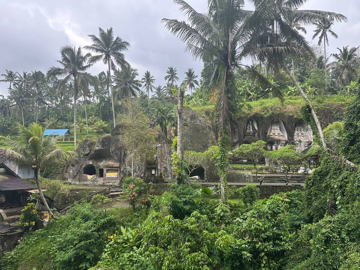 Вид на часть комплекса через реку. 
