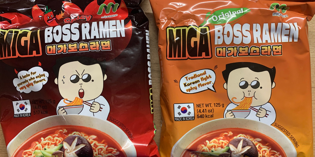 Две корейские лапши для любителей острого.