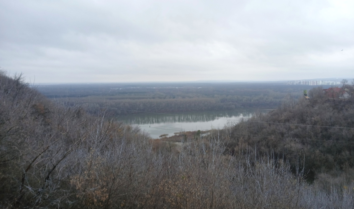 Вид с уфимского холма на реку Белая