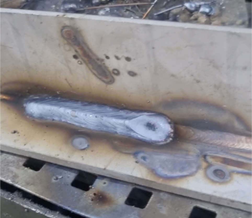 сваривали на EVERLAST PowerTIG 255 при тестировании после ремонта