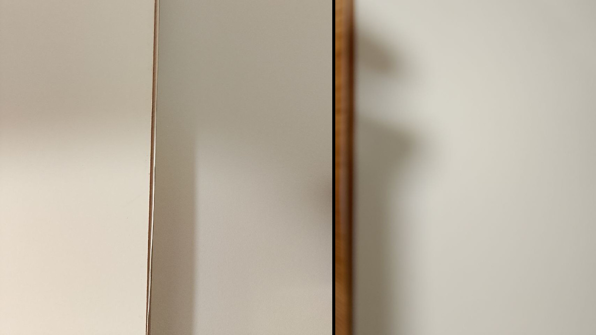 Отслоилась плёнка на торце фасада