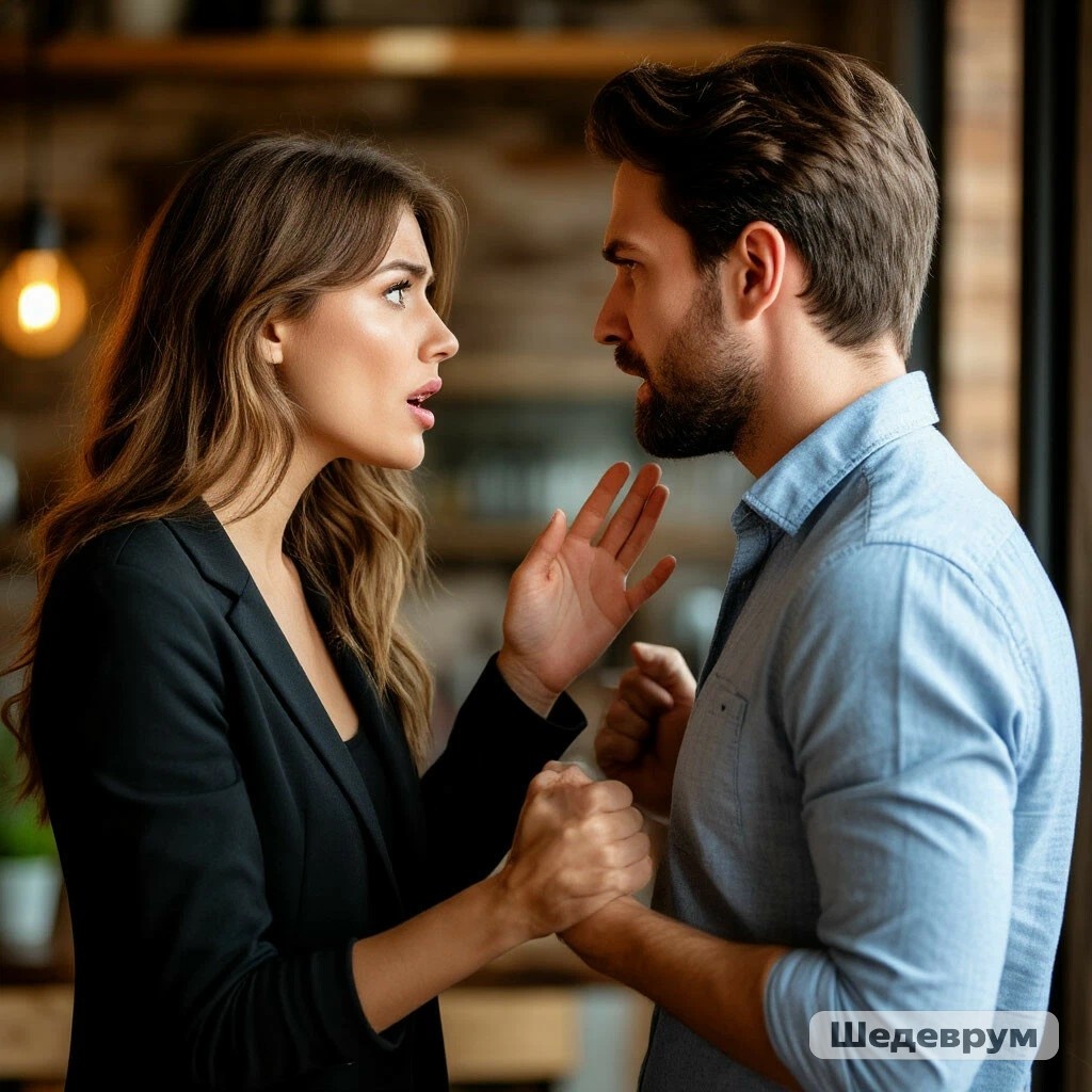 Женщина и мужчина.