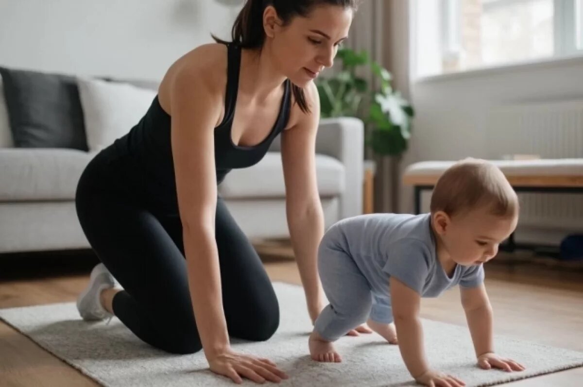    Фитнес-тренер Царева объяснила, чем опасен спорт после родов