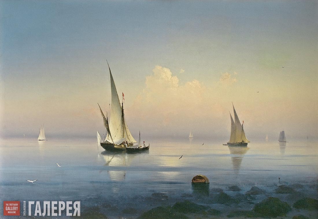 И это Айвазовский. От карандашного эскиза см выше к вот этому великолепию! 