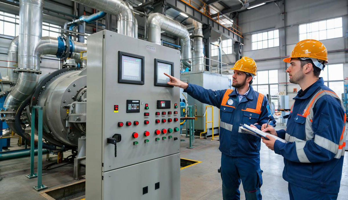 Работа котельной