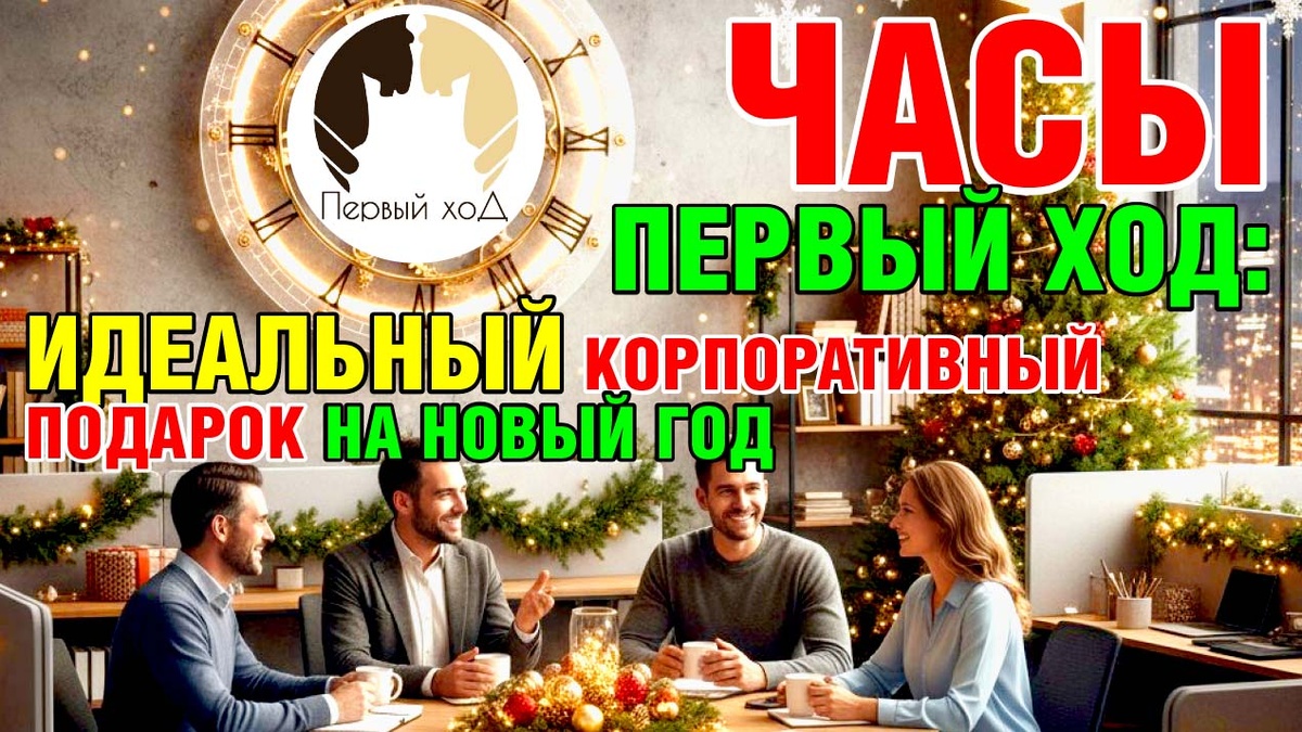 Часы Первый ход - идеальный корпоративный подарок на Новый год