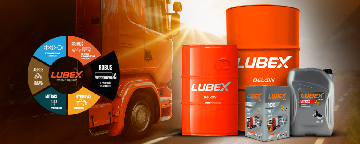 Моторные масла Lubex (Турция)