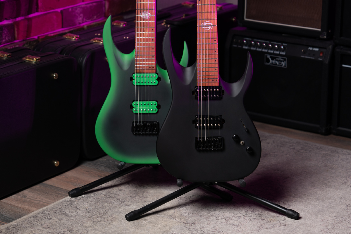 Семиструнные электрогититары SQOE 7S Seib Set GRK/BK