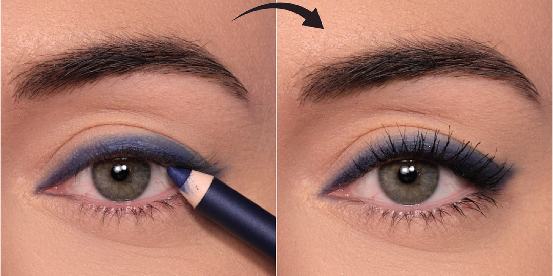 Синяя “СМОКИ-СТРЕЛКА” | идеальный повседневный макияж за 5 минут!