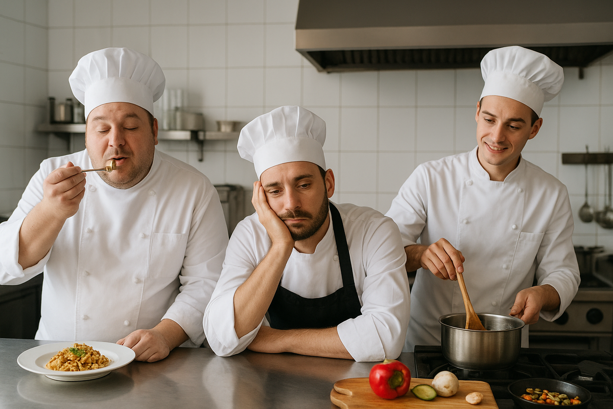 Три типа поваров