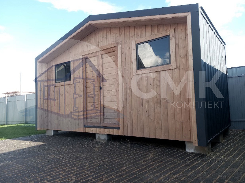 Хозблок Барн от СМК Комплект на блоках.