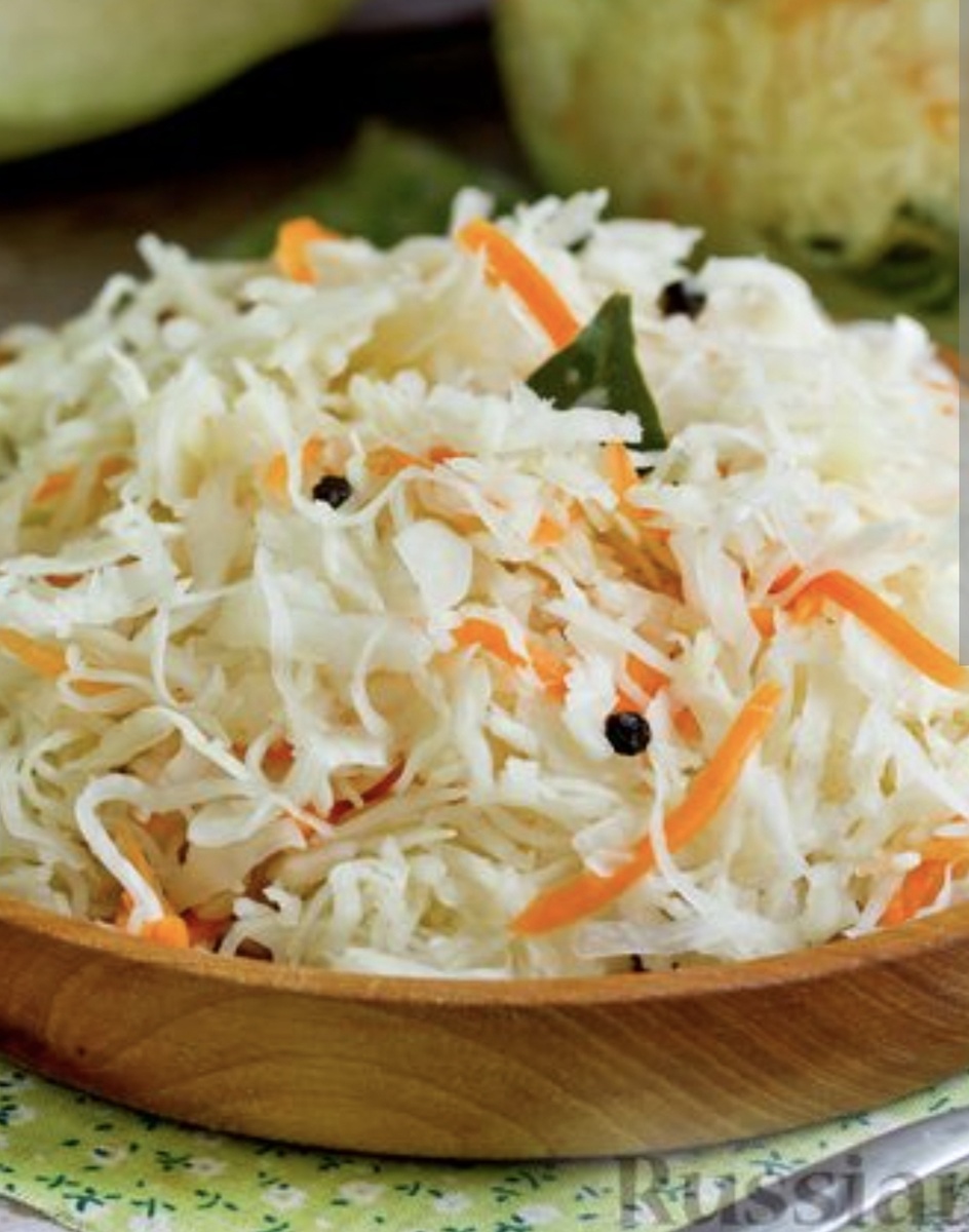 Фото  классической квашеной капусты.