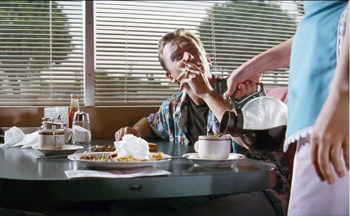 Типичная сцена из любого американского фильма, где есть закусочная