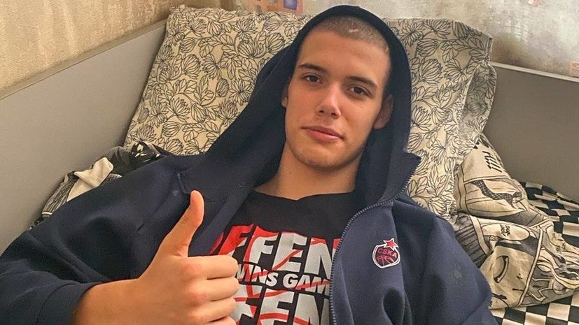     Баскетболист молодёжного проекта ЦСКА Владимир Ершов  Telegram-канал ПБК ЦСКА