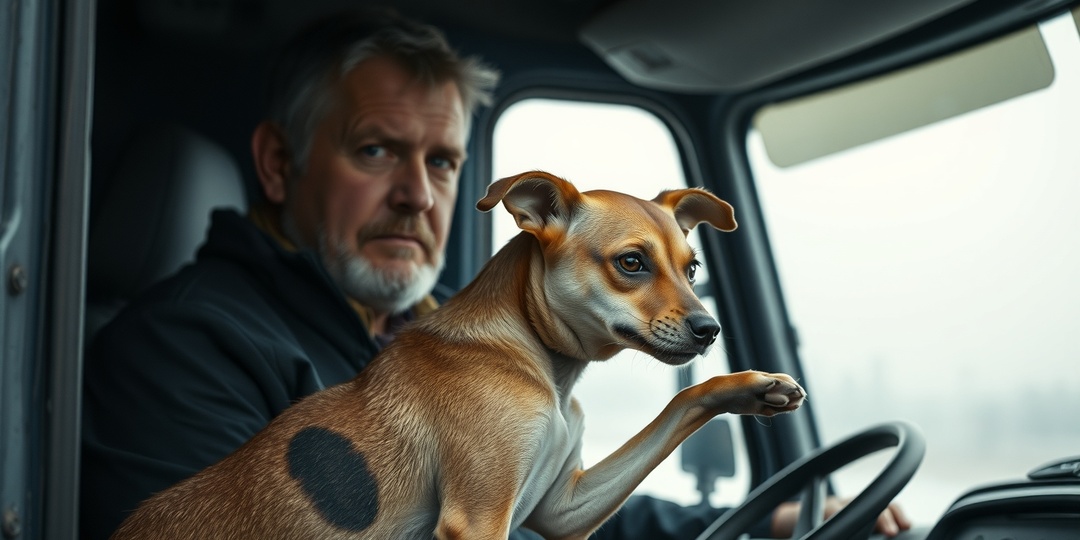 История одной верности: как дальнобойщик вернул собаке дом и надежду
