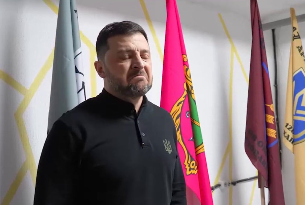    скриншот видео с телеграм-канала Владимира Зеленского