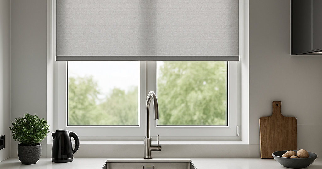 Кухня без риска: лучшие рулонные шторы для места, где чаще всего начинается пожар