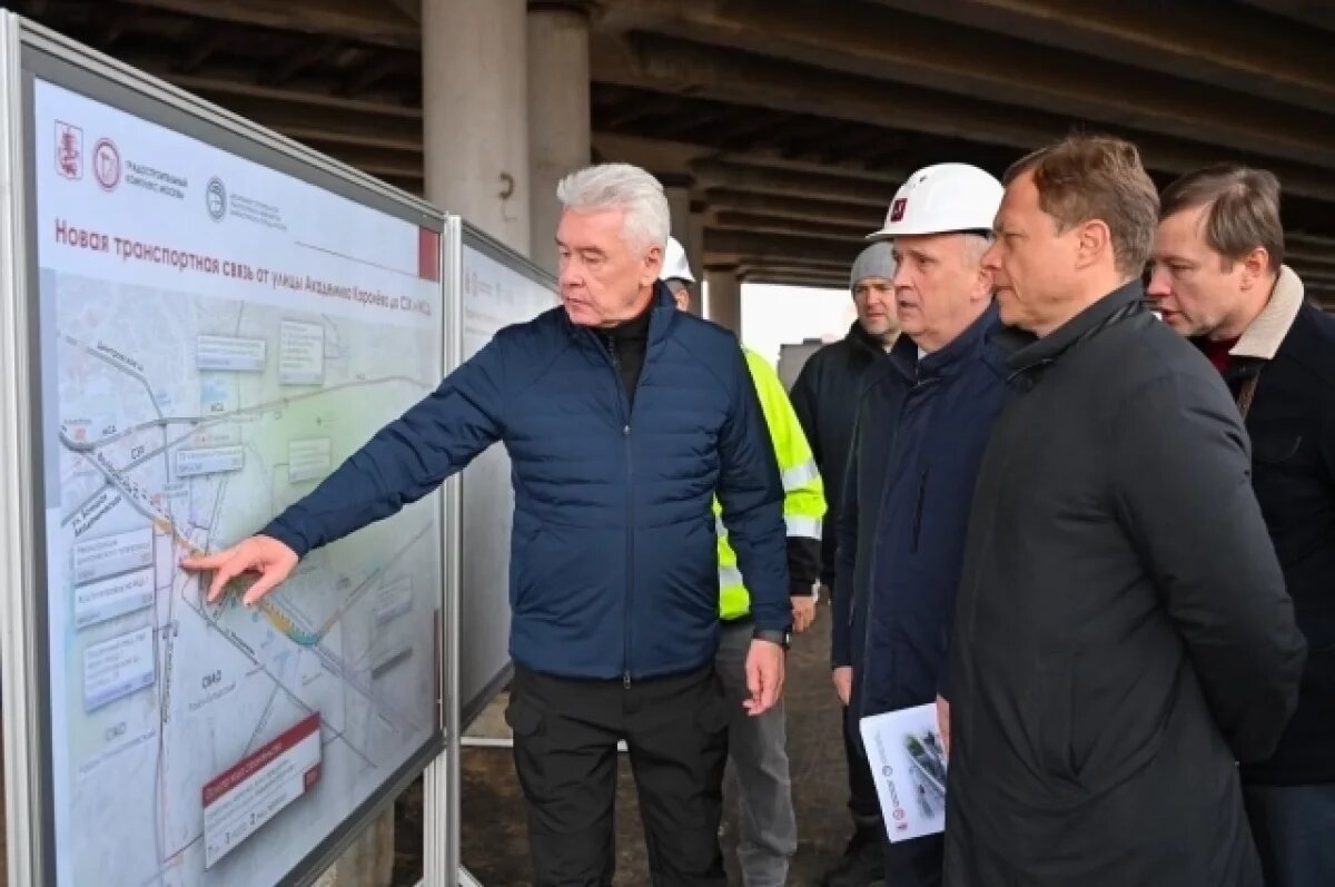    Собянин рассказал о строительстве новой дороги на северо-востоке Москвы