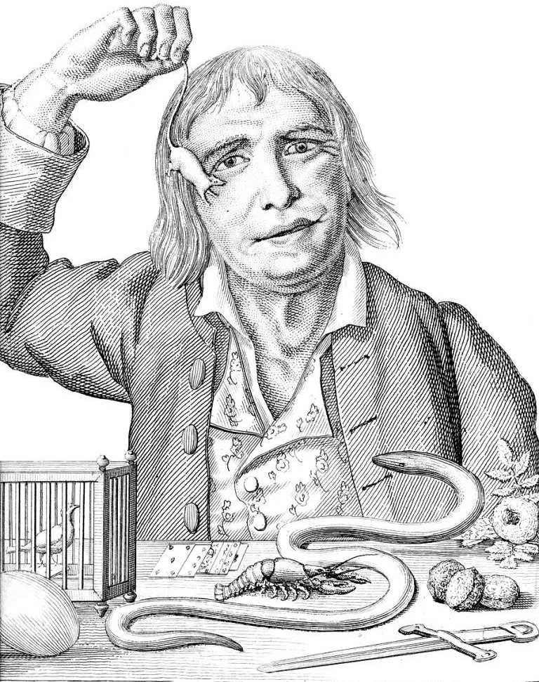 Жак де Фалез - человек с полифагией, которого часто сравнивали с Тарраром. 1820.