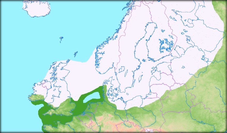 Из открытых источников. Северная Европа в эпоху последнего ледникового периода. 