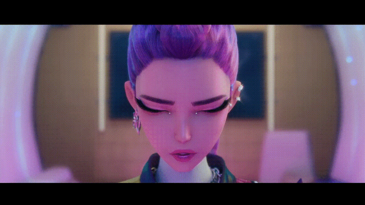 Отрывок из мультфильма «Кей-поп-охотницы на демонов»