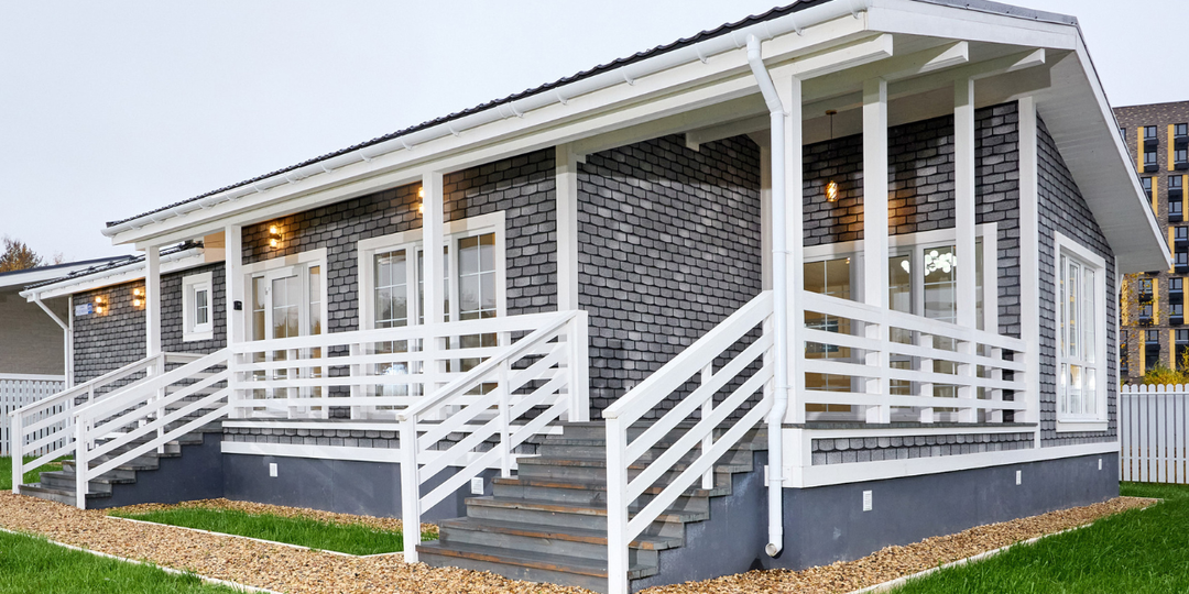 Обзор нового дома в закрытом поселке