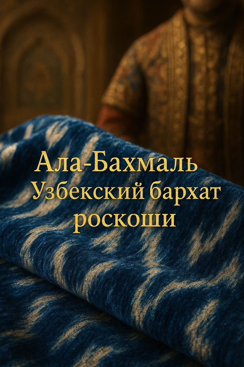 Ала-Бахмаль редчайший Узбекский шёлк