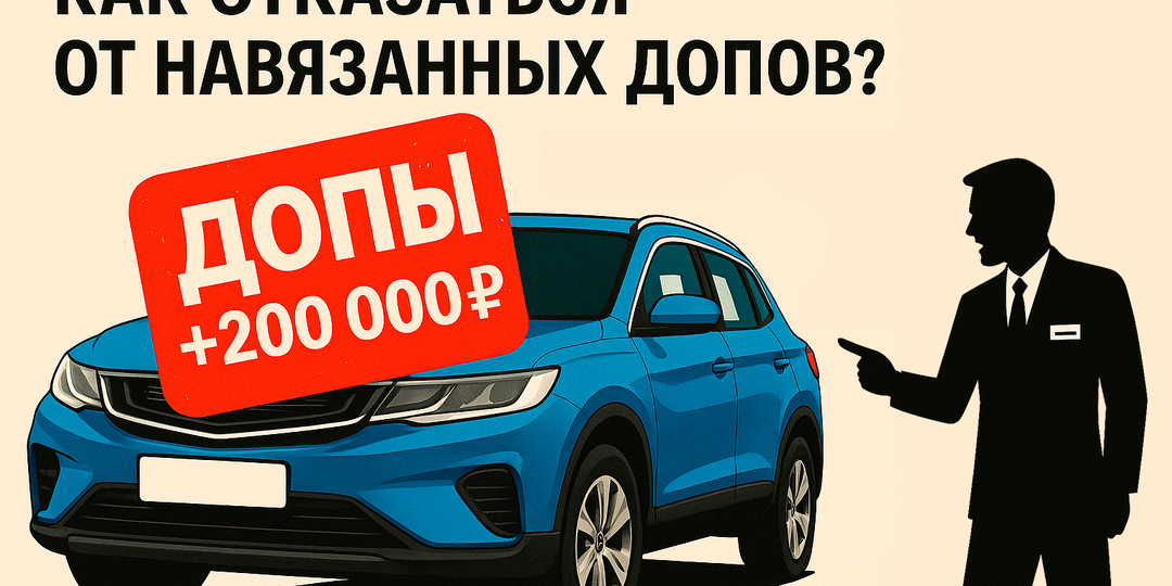 Навязывание допов в автосалоне: как вернуть деньги и не потерять скидку у дилера