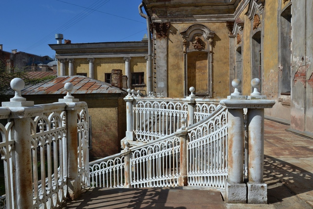 Состояние фасадов усадьбы Демидовых