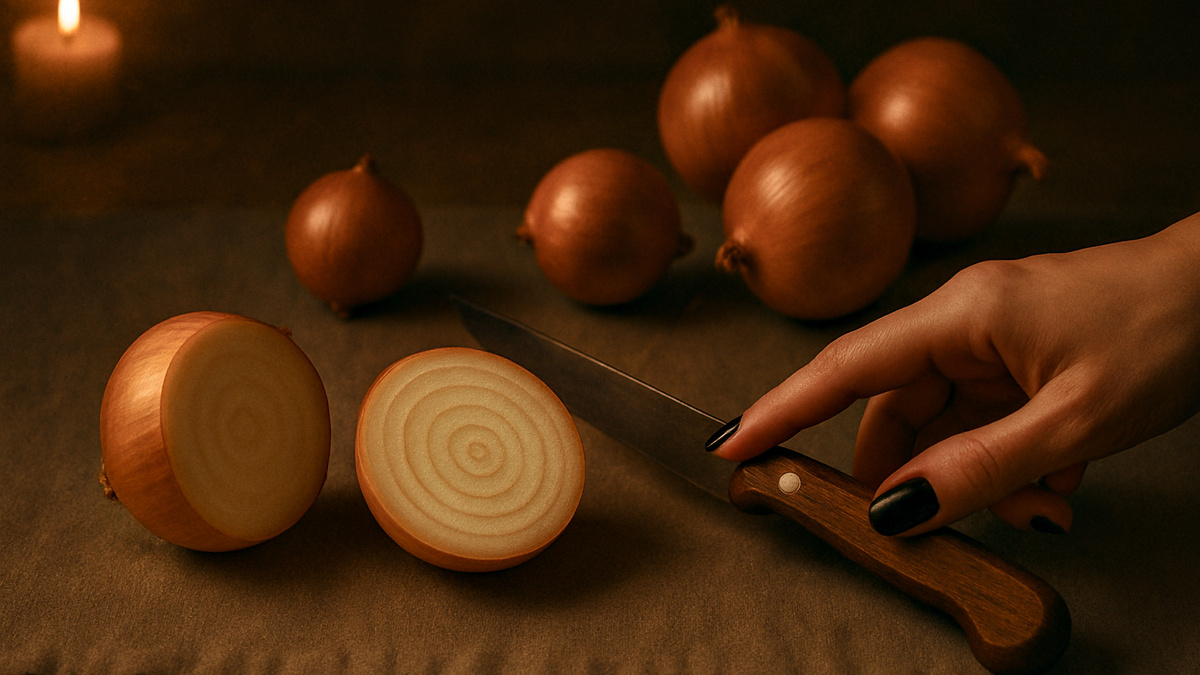 Обряды чистки от негатива с луком