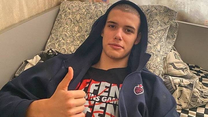  Владимир Ершов после больницы / Фото: Telegram / @cskabasket