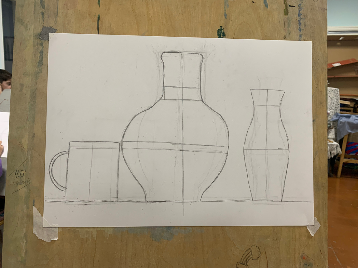 А эта работа которую я рисовала сегодня