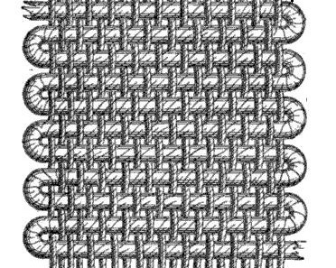 Раппорт полотняного переплетения 1/1