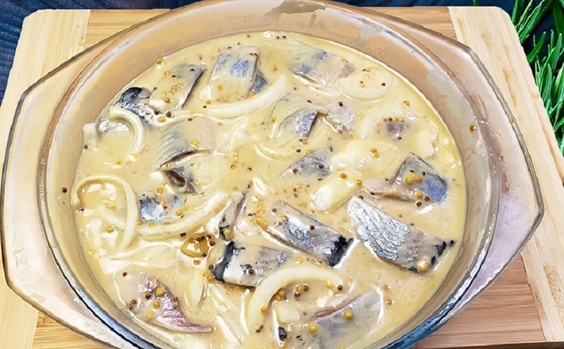 Селедка в горчичном маринаде — простой секрет изысканной закуски