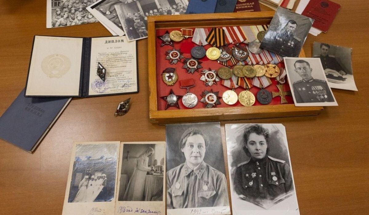     Подлинные награды и медали участников ВОВ. Источник: Музей Победы Автор фото: пресс-служба Музея Победы