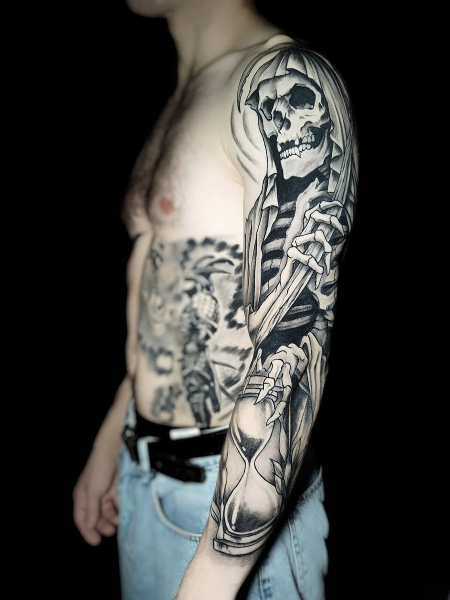 Тату-рукав в Москве 