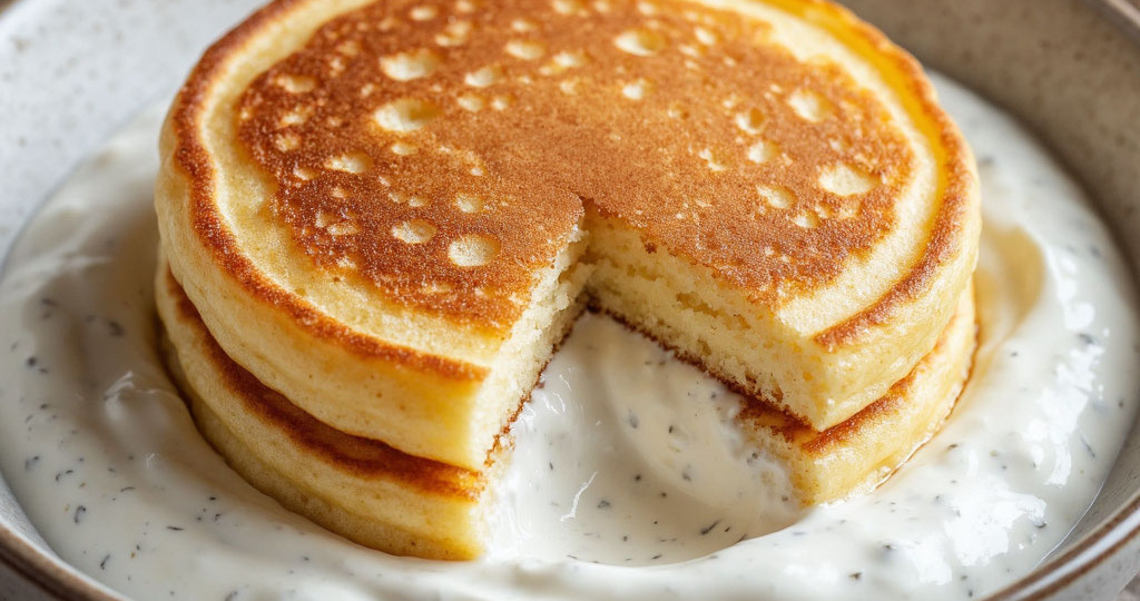 Пышные оладьи на сметане