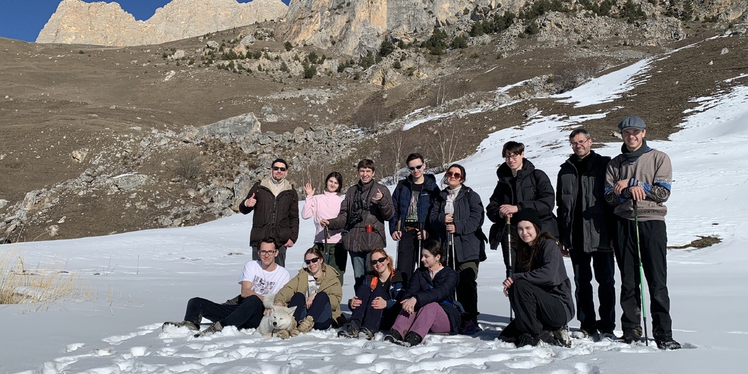 Зимняя экспедиция биогеографов МГУ: горными тропами Северной Осетии