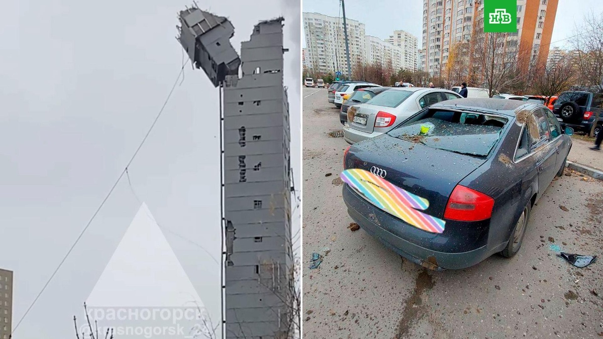    При обрушении колонны «Снежкома» в Красногорске пострадали два человека