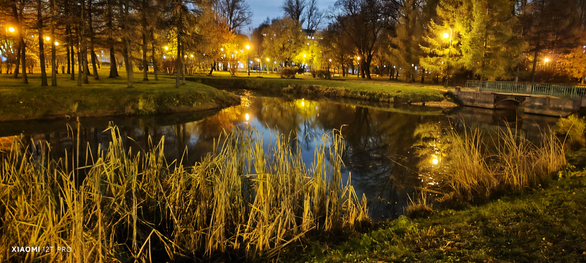 Вечер в парке.