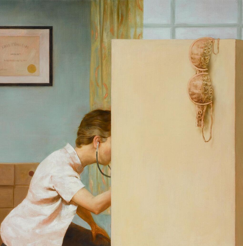 КАРТИНА АМЕРИКАНСКОГО ХУДОЖНИКА ДЖОНА КАРРИНА / John Currin // СОН ДОКТОРА 
