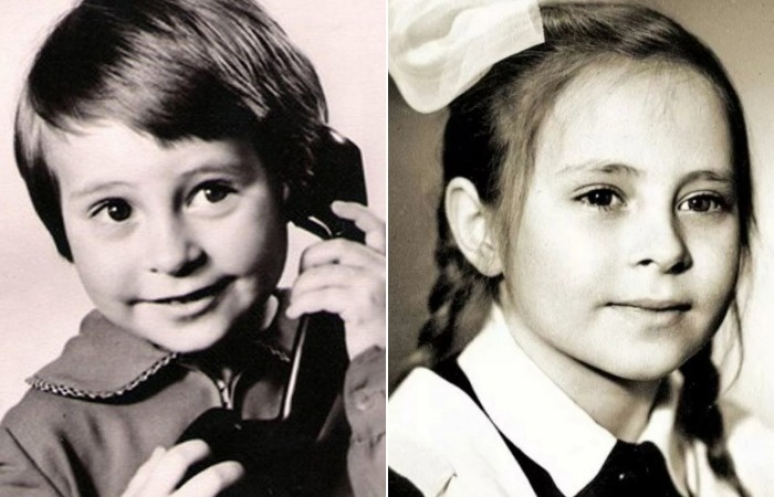Марина Хлебникова в детстве.